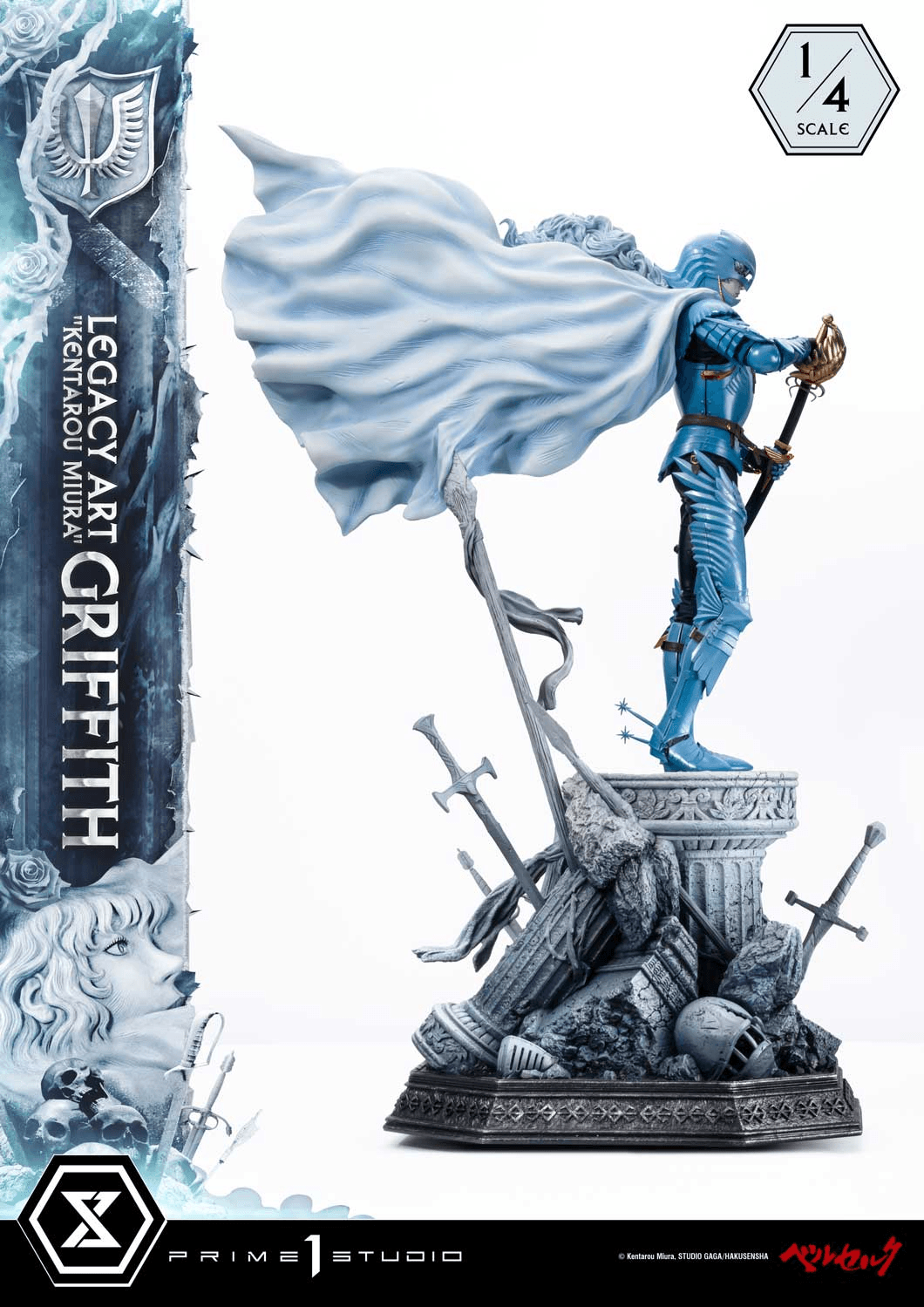 Legacy Art "Kentarou Miura" Berserk Griffith 1/4 Scale