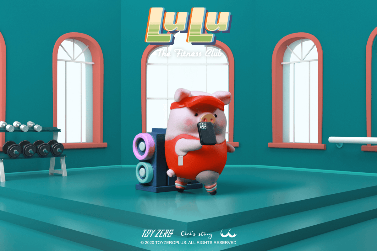 LuLu the Piggy - Fitness Club Series (Blind Box) (Box of 8)