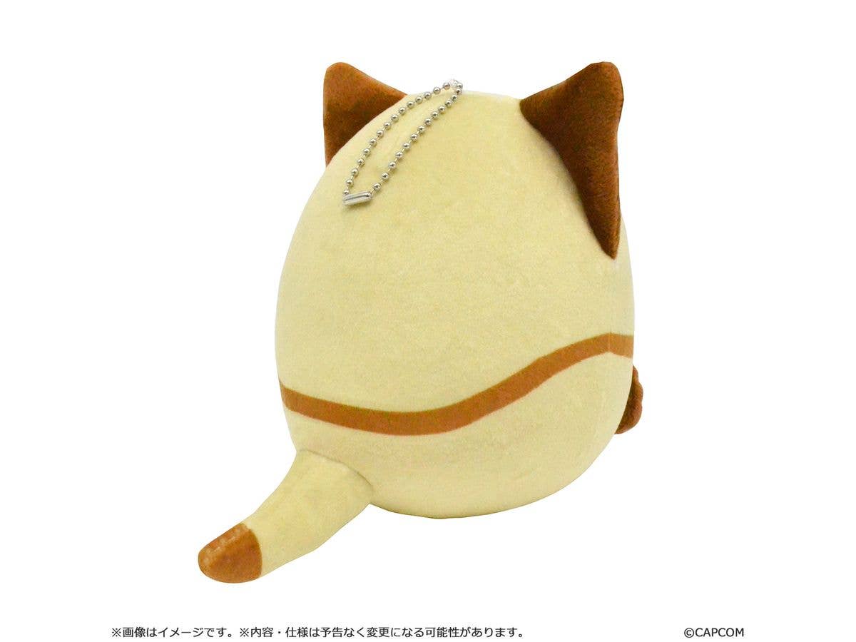 CAPCOM Monster Hunter Fluffy Eggshaped Plush Mini Felyne | 4976219132565