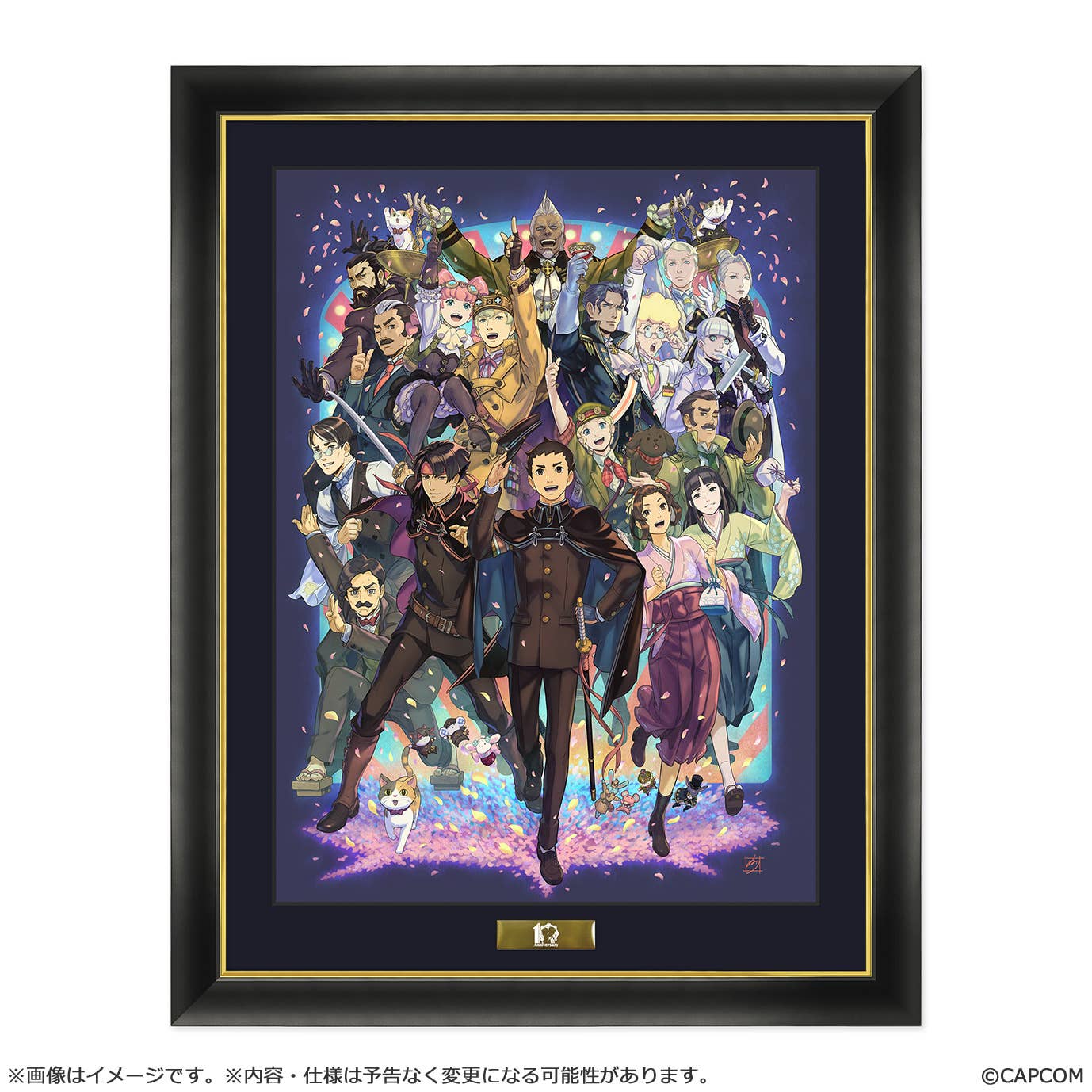 CAPCOM The Great Ace Attorney 10th Anniversary「NURI kazuya」newly drawn art CHARA FINE GRAPH | 4976219133685