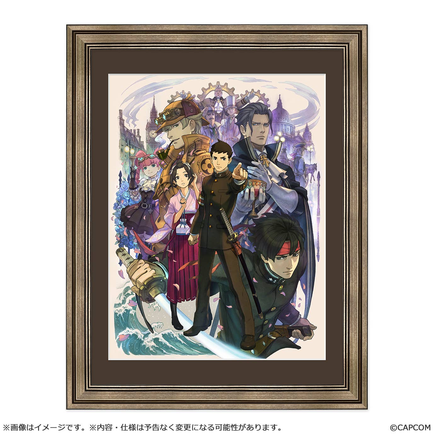 CAPCOM The Great Ace Attorney main visual CHARA FINE GRAPH | 4976219133692