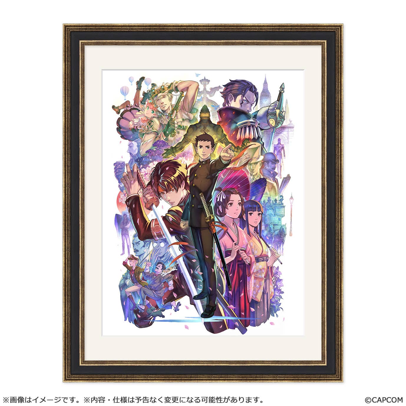 CAPCOM The Great Ace Attorney Chronicles main visual CHARA FINE GRAPH | 4976219134156