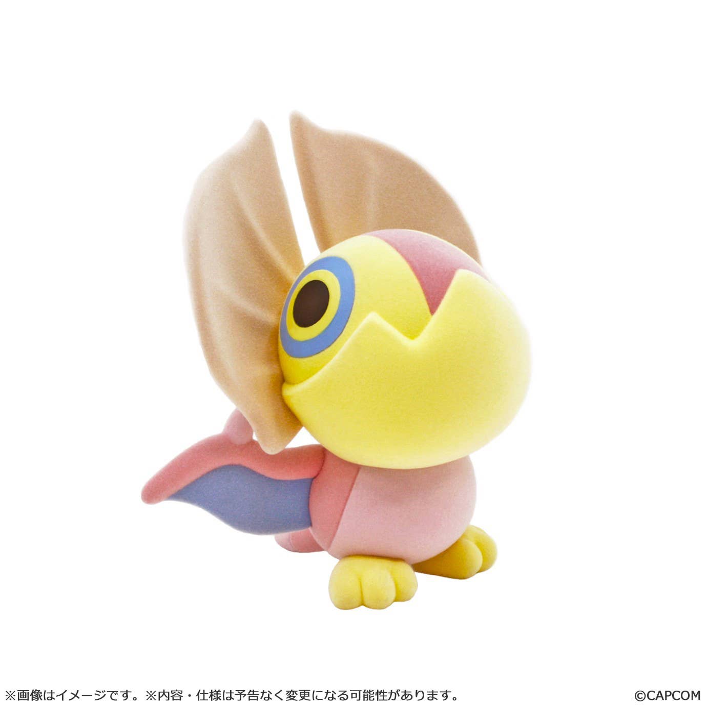 CAPCOM MONSTER HUNTER CHIBI STYLE Flocked Figure Yian Kut-Ku | 4976219134507
