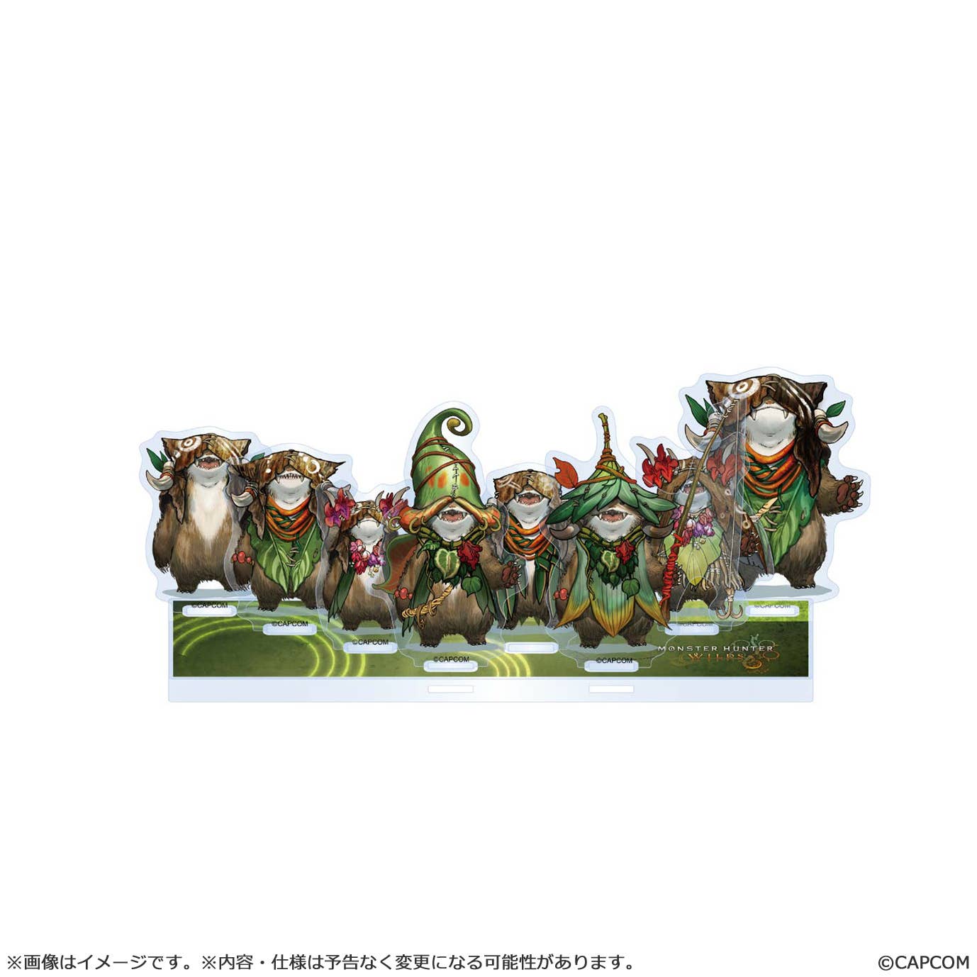 CAPCOM Monster Hunter Wilds acrylic stand Chomber set | 4976219134729