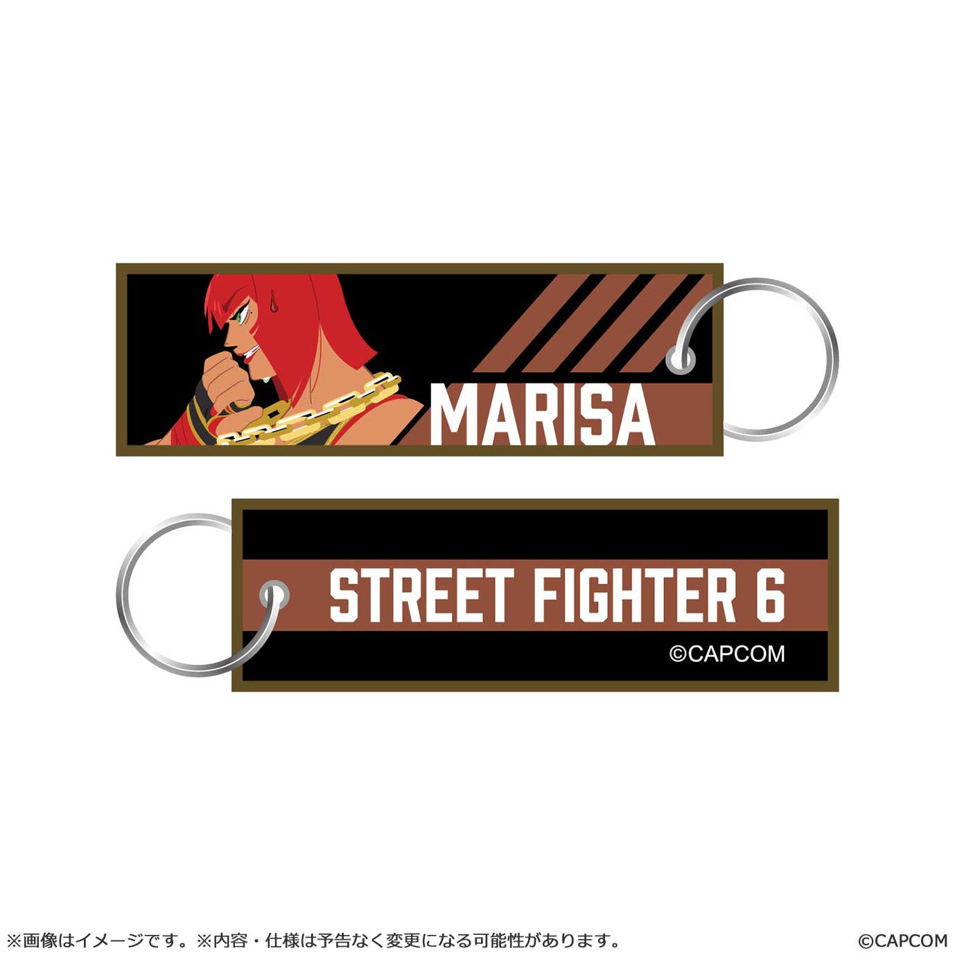 CAPCOM Street Fighter 6 Flight Tag Keychain MARISA | 4976219134781