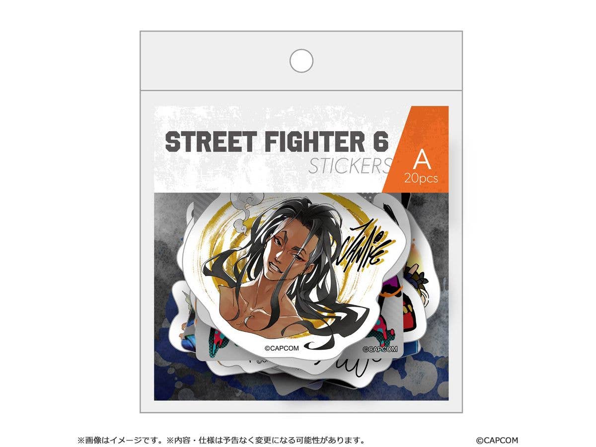 CAPCOM Street Fighter 6 die-cut stickers A set | 4976219134859