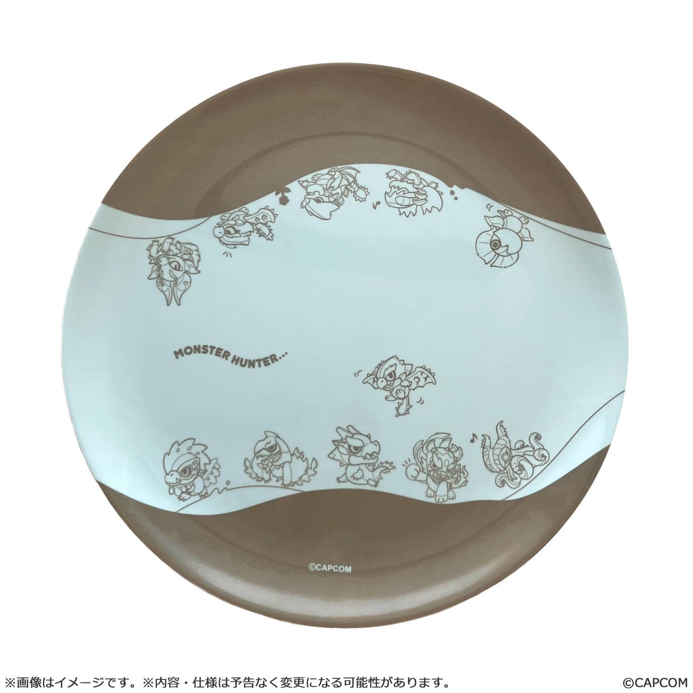MONSTER HUNTER CHIBI STYLE Melamine Plate: Mint Color | 4976219136990