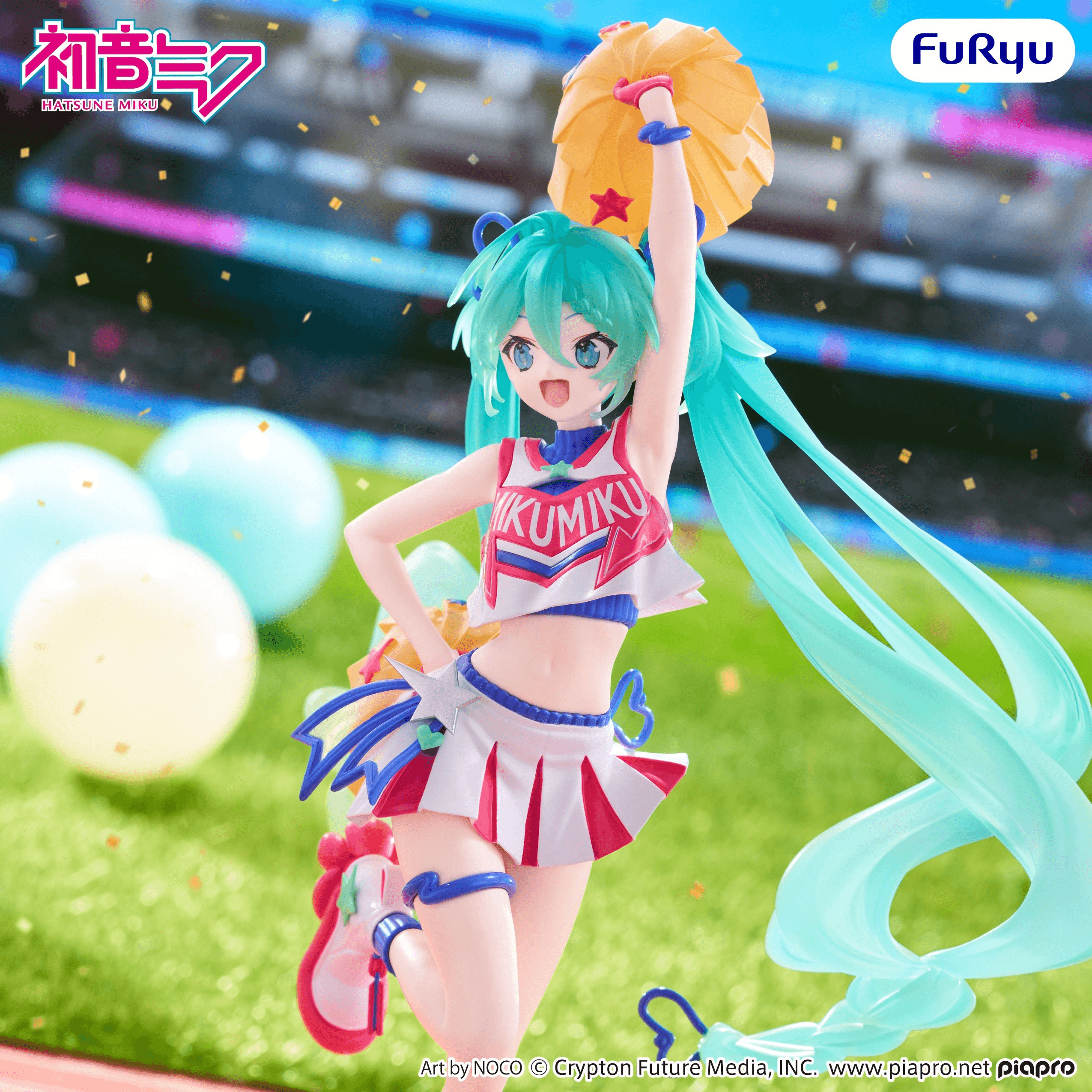 Hatsune Miku Muchute Figure -Cheerleader ver.-