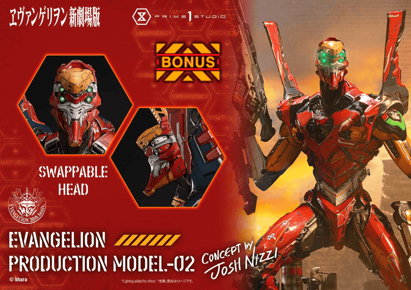 Prime 1 Studio Ultimate Diorama Masterline Evangelion Evangelion Production Model-02 (Concept by Josh Nizzi) Deluxe Bonus Version | 4582647122100
