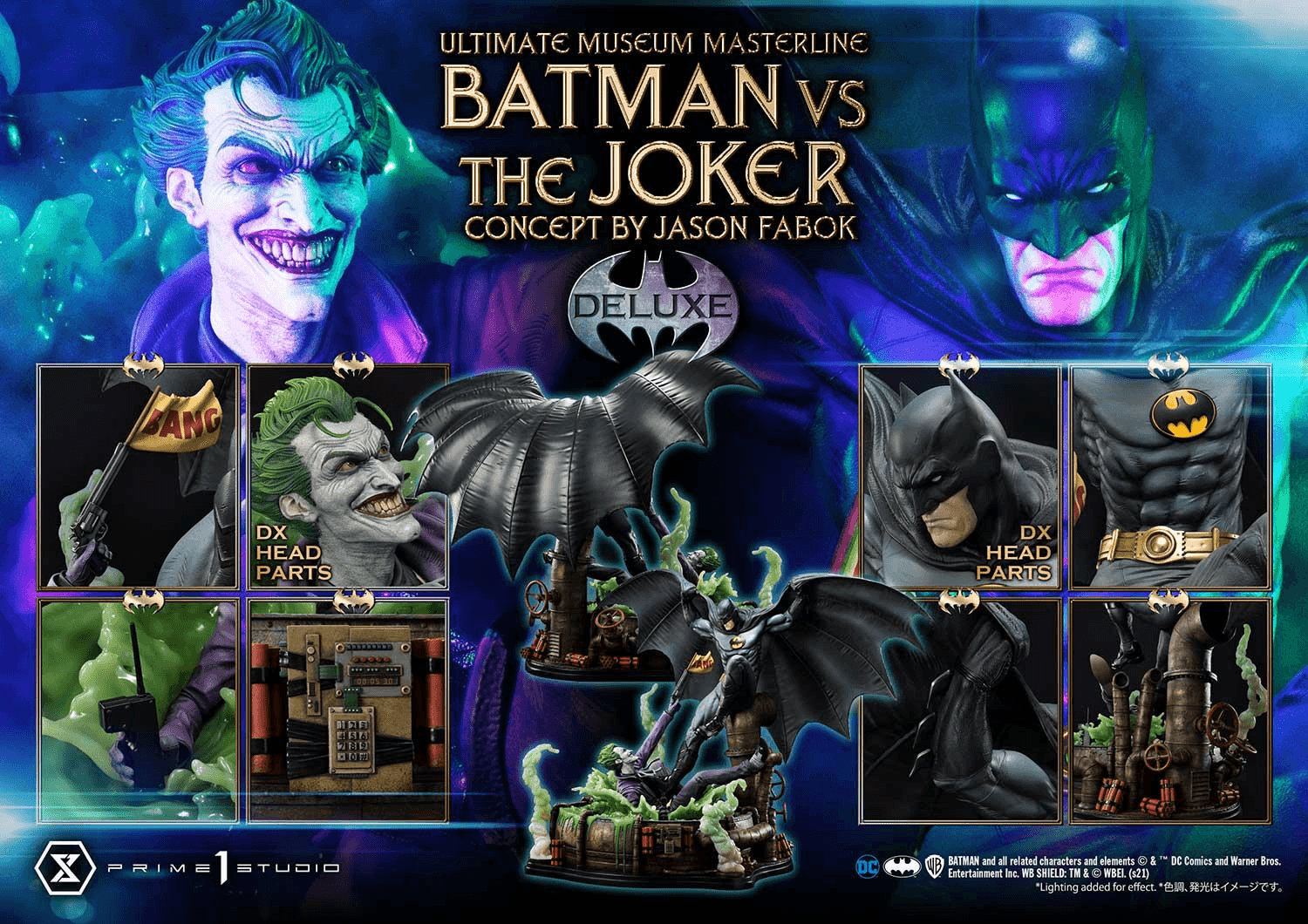 Ultimate Museum Masterline Batman (Comics) Batman Versus The Joker (Concept By Jason Fabok) DX Bonus Version | 4580708036083
