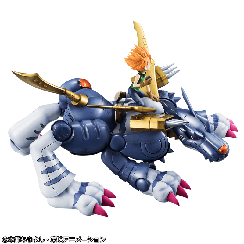 MegaHouse Precious G.E.M. Series Digimon Adventure Metal Garurumon & Ishida Yamato (Repeat) | 4535123843822