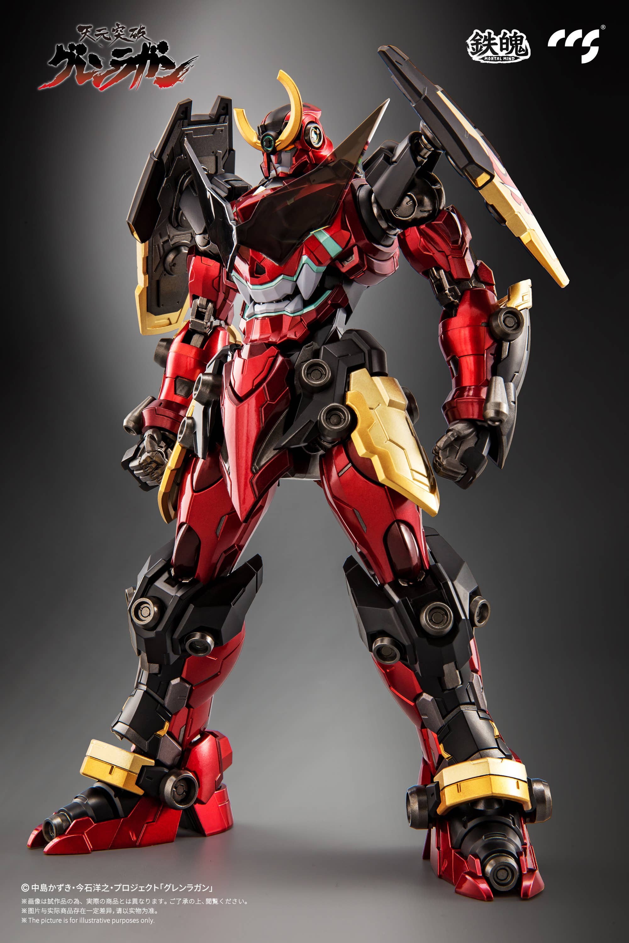 CCSTOYS Gurren Lagann Mortal Mind Series Diecast Action Figure | 6971095070640