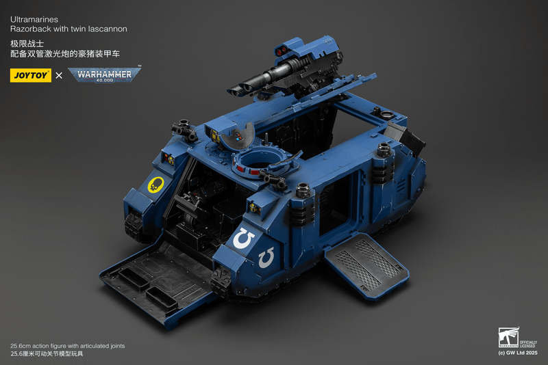 JOYTOY Ultramarines Razorback with twin lascannon