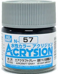 Mr Hobby Acrysion N57 - Aircraft Gray (Gloss/Aircraft) | 4973028112474