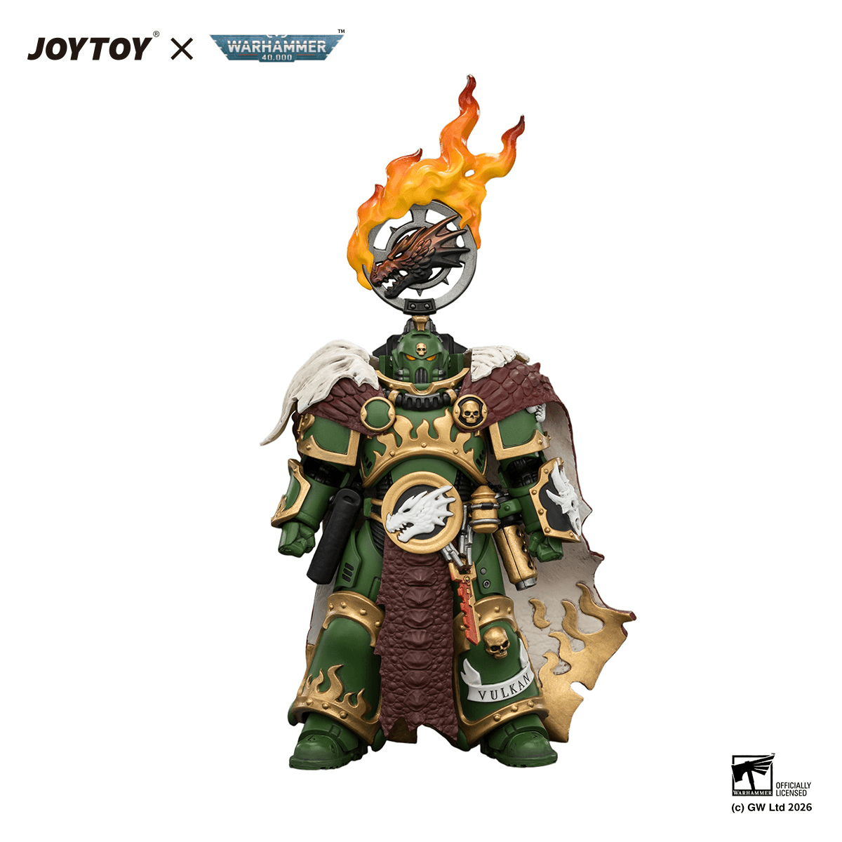 Salamanders Vulkan He'stan, the Forgefather with the Spear of Vulkan and the Gauntlet of the Forge | 6927054404438