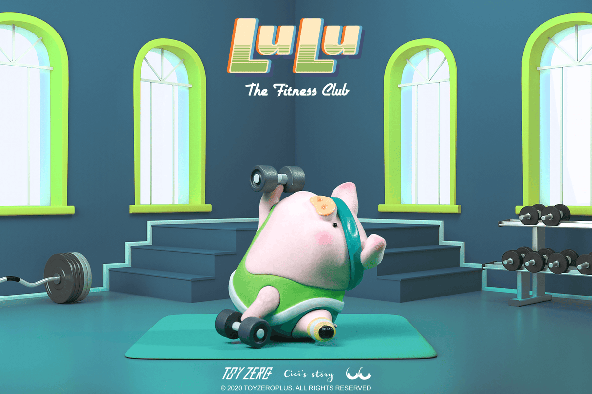 LuLu the Piggy - Fitness Club Series (Blind Box) (Box of 8)