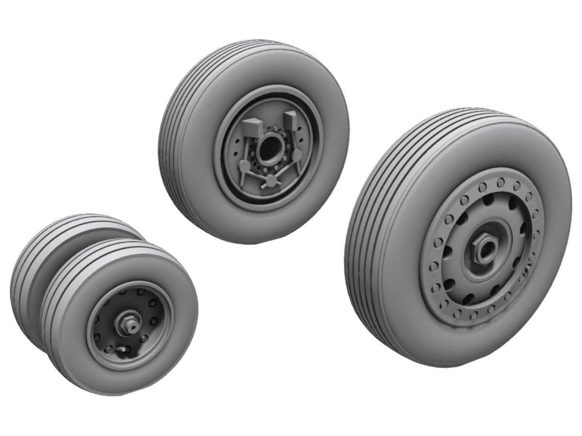 CMK 1/48 F-4B Phantom Wheels (from Tamiya kit) | 8595593128733