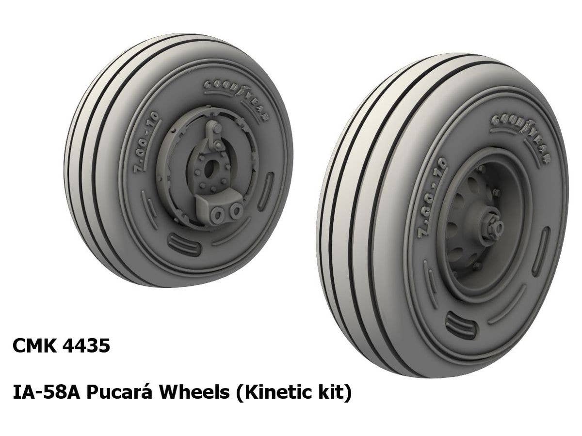CMK 1/48 IA-58A Pucara Wheels (Kinetic kit) | 8595593128955
