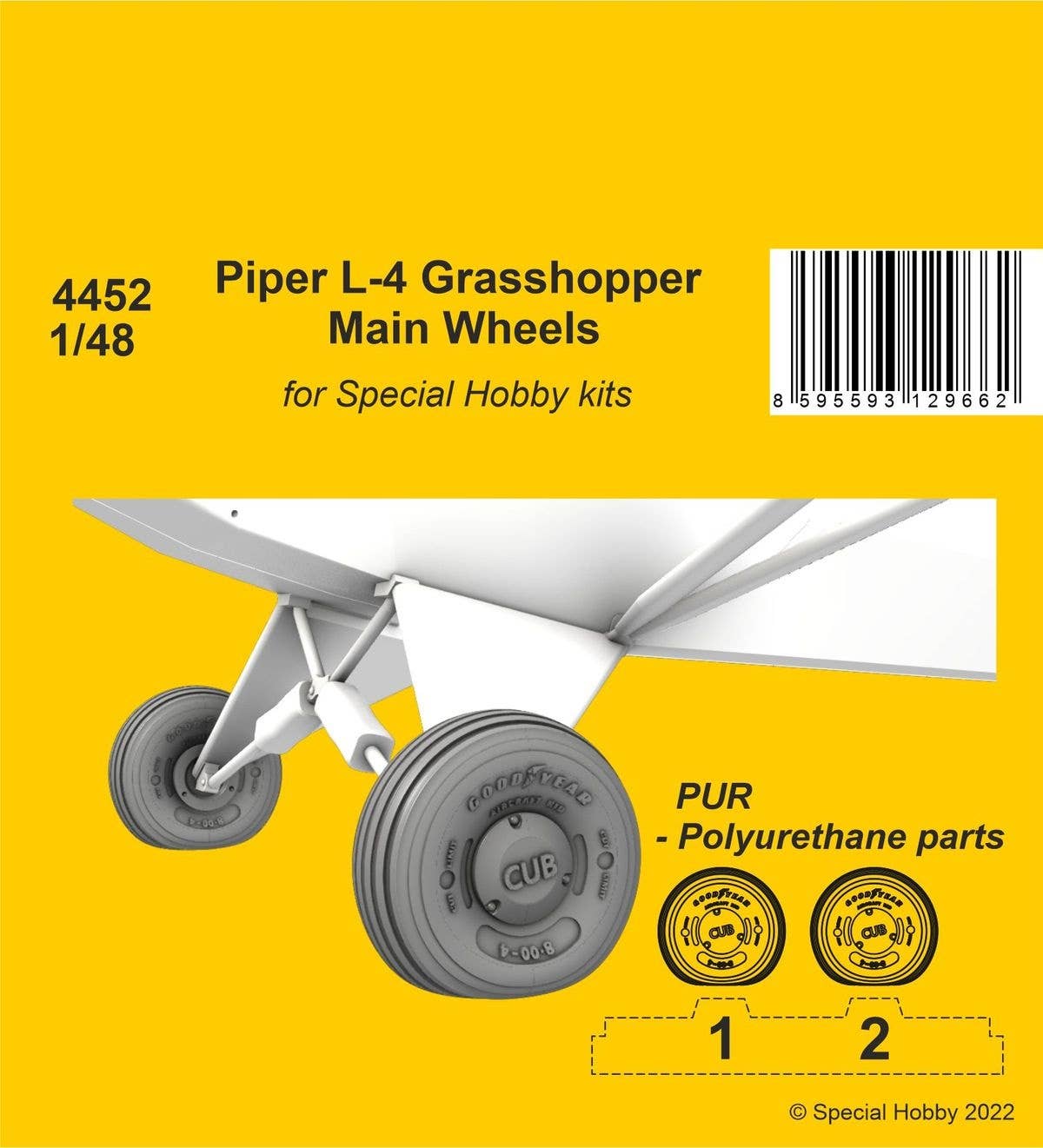 CMK 1/48 L-4 Grasshopper Main Wheels | 8595593129662