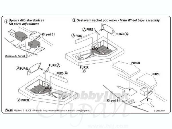 CMK 1/32 P-39 Airacobra Undercarriage Set for CMK Kits | 8595593106106