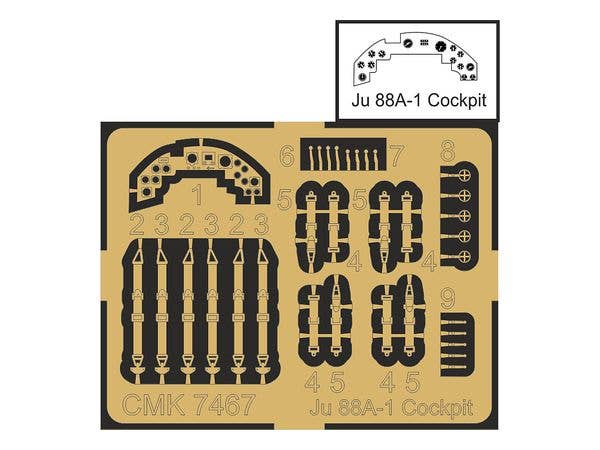 CMK 1/72 Junkers Ju 88A-1 Cockpit | 8595593128603