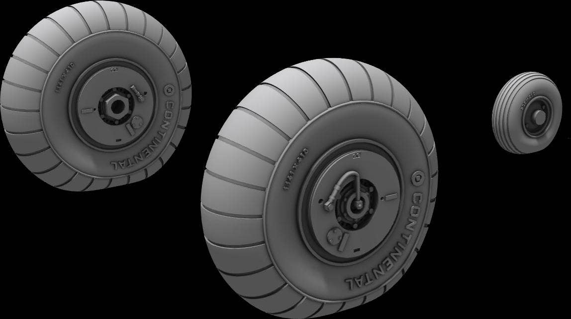 CMK 1/72 Junkers Ju 88A/C Wheels Early Type (Revell kits) | 8595593128825