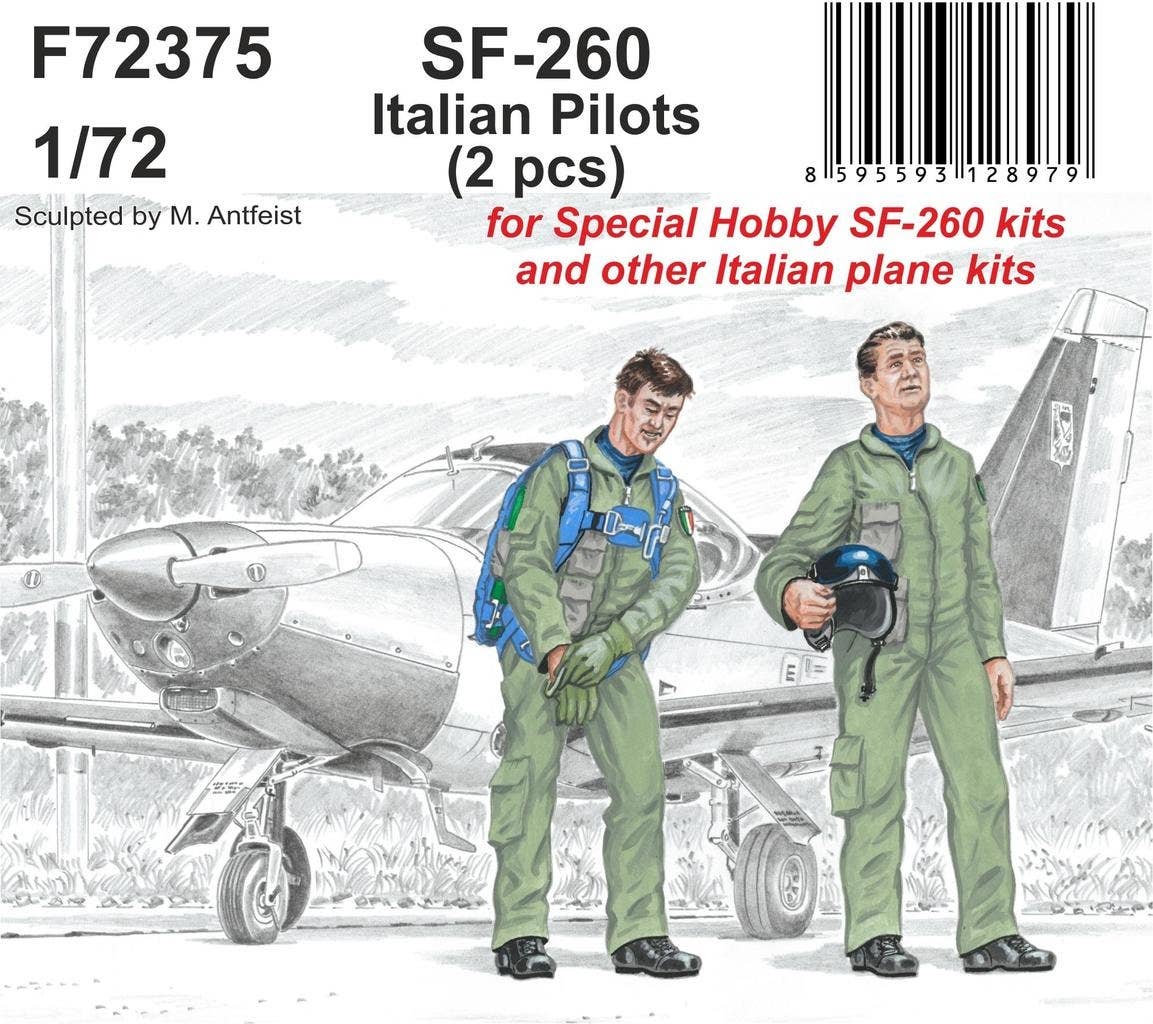 CMK 1/72 SF-260 Italian Pilots | 8595593128979