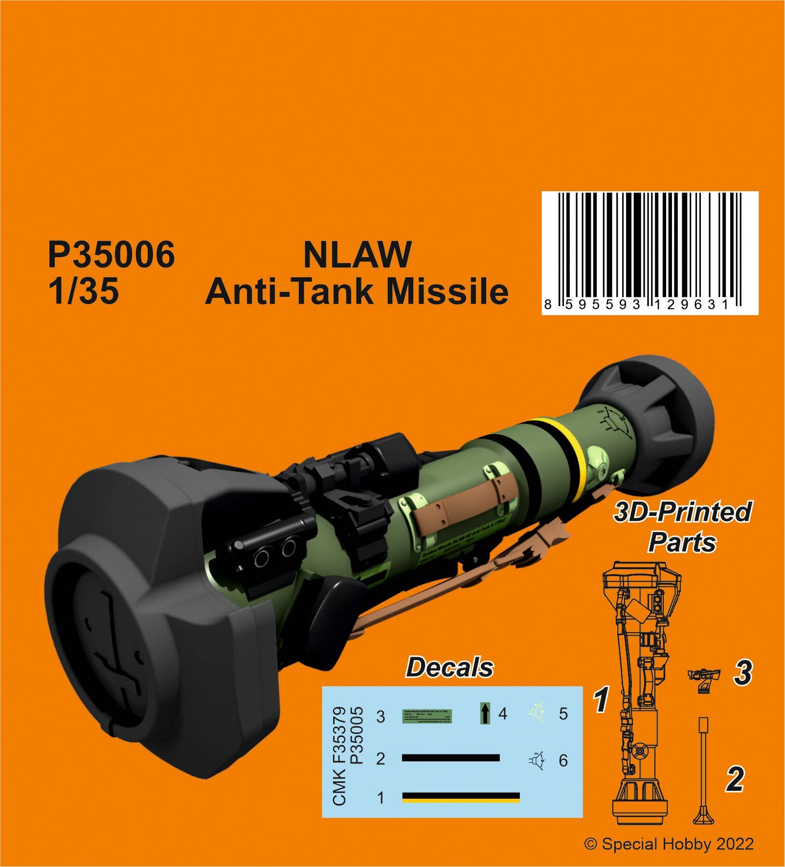 CMK 1/35 Nlaw Anti-Tank Missile | 8595593129631
