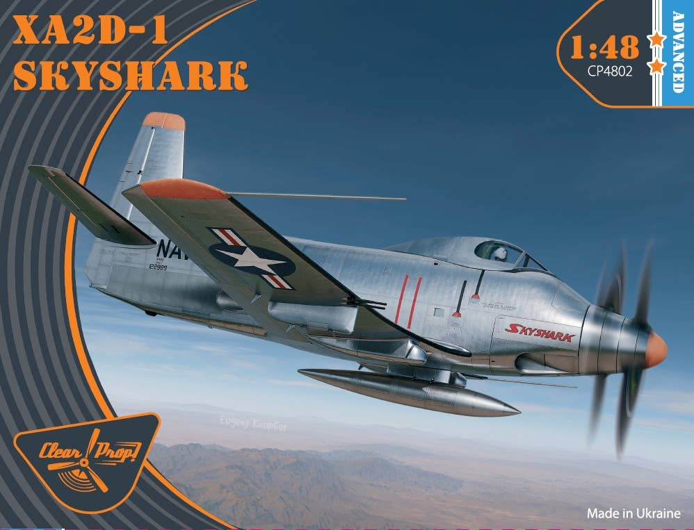 Clear Prop 1/48 XA2D-1 Skyshark, Advanced kit | 4589913368965