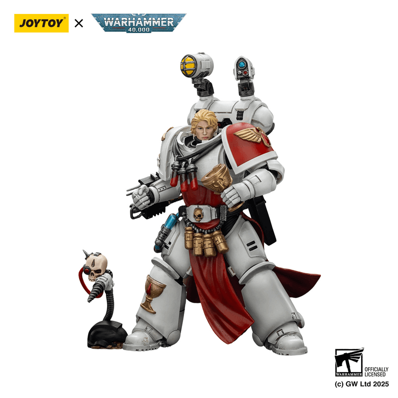 JOYTOY Blood Angels Sanguinary Priest with Heavy bolt pistol, chainsword and narthecium