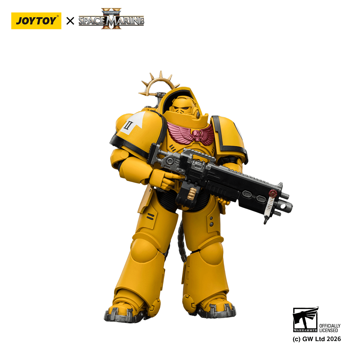 Game Edition Imperial Fists Heavy Intercessor with Heavy Bolt Rifle and Bolt Pistol | 6927054403653