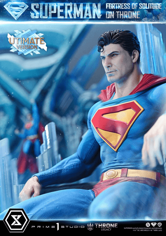 Prime 1 Studio Throne Legacy Superman (Comics) Superman Fortress of Solitude on Throne (Design by Gabriele Dell'Otto) Ultimate Bonus Version | 4582647122162