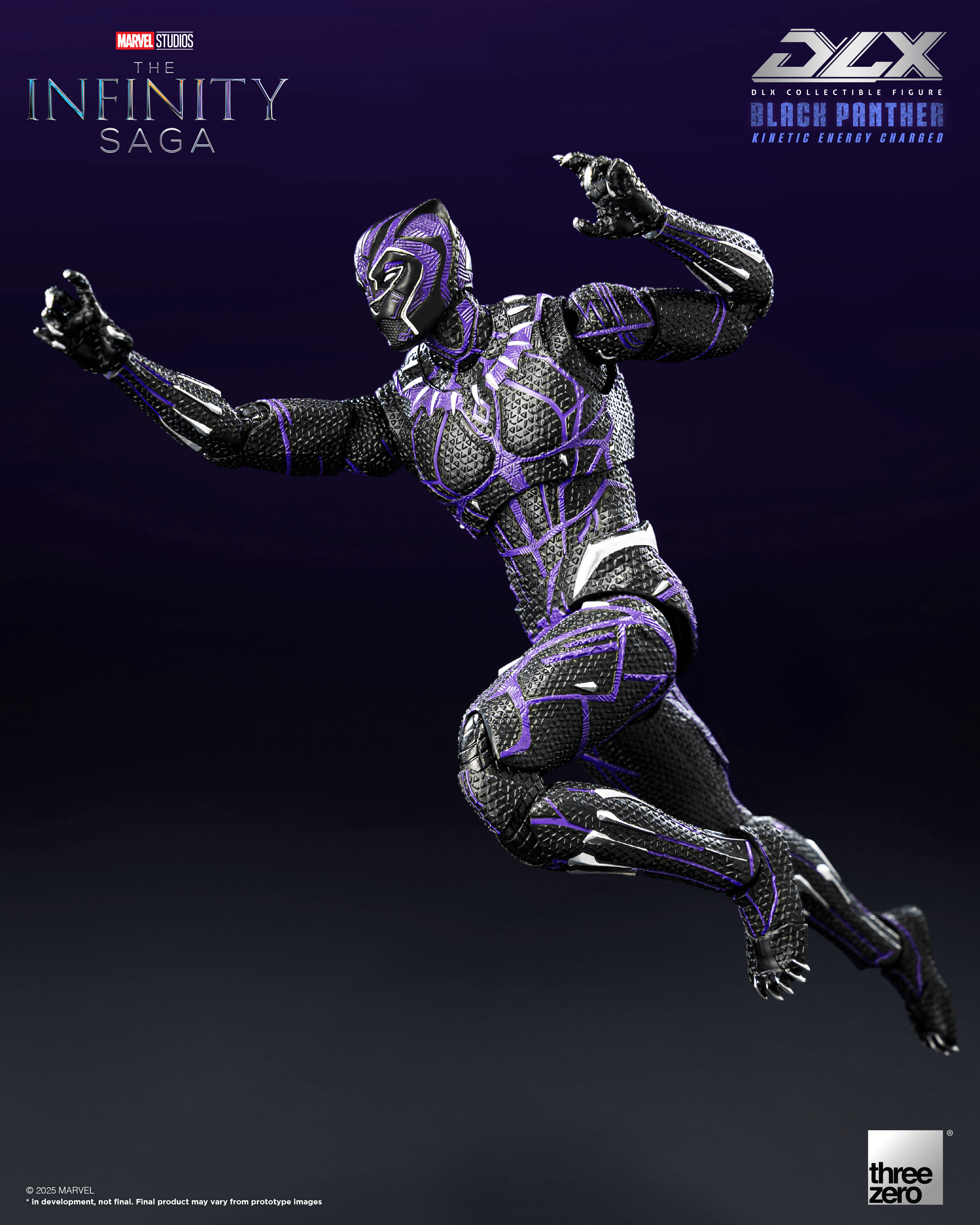 Marvel Studios: The Infinity Saga- DLX Black Panther (Kinetic Energy Charged) | 4895250819429