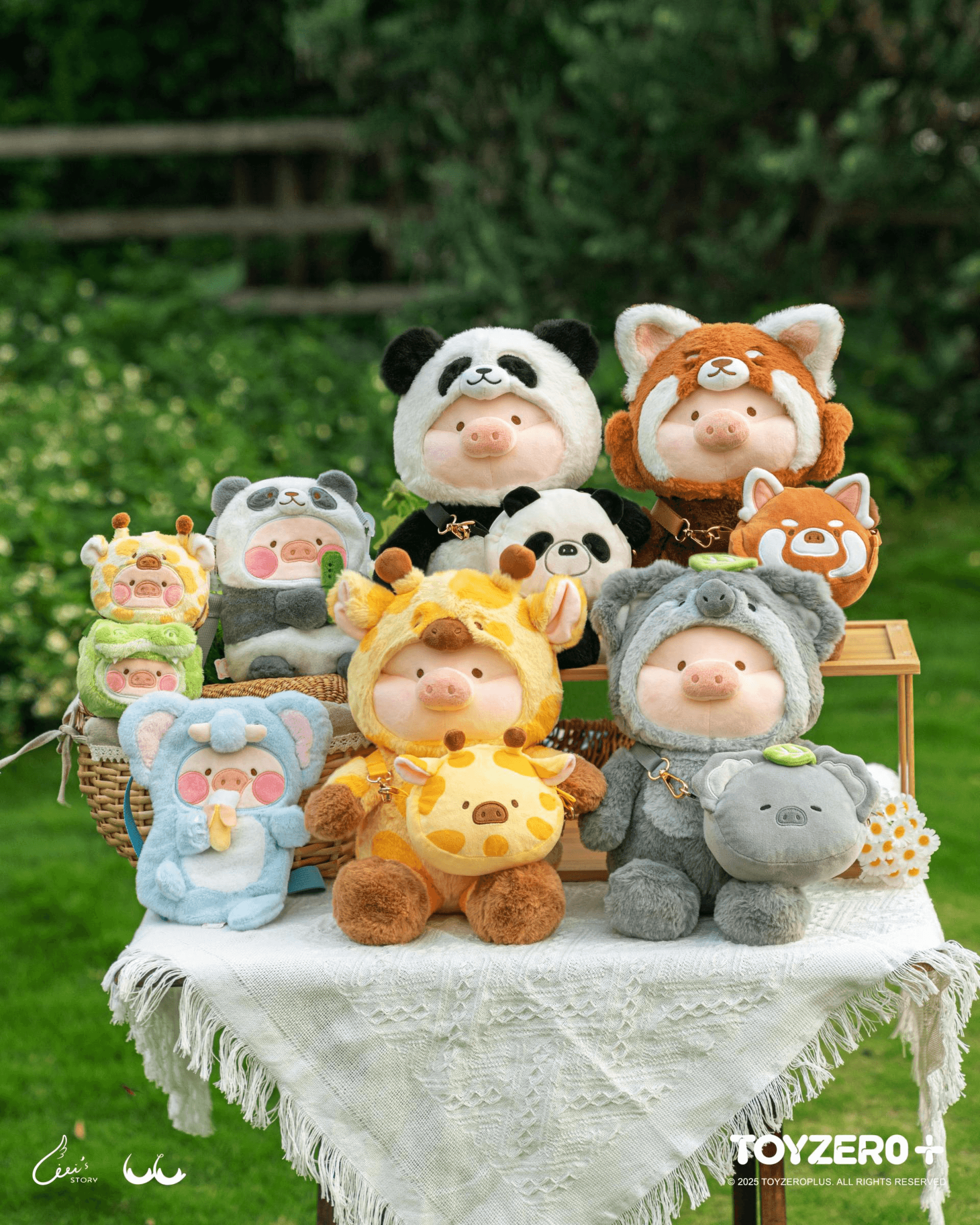 LuLu the Piggy Animal Party - Cheerful Giraffe Lu Plush | 6972607334953