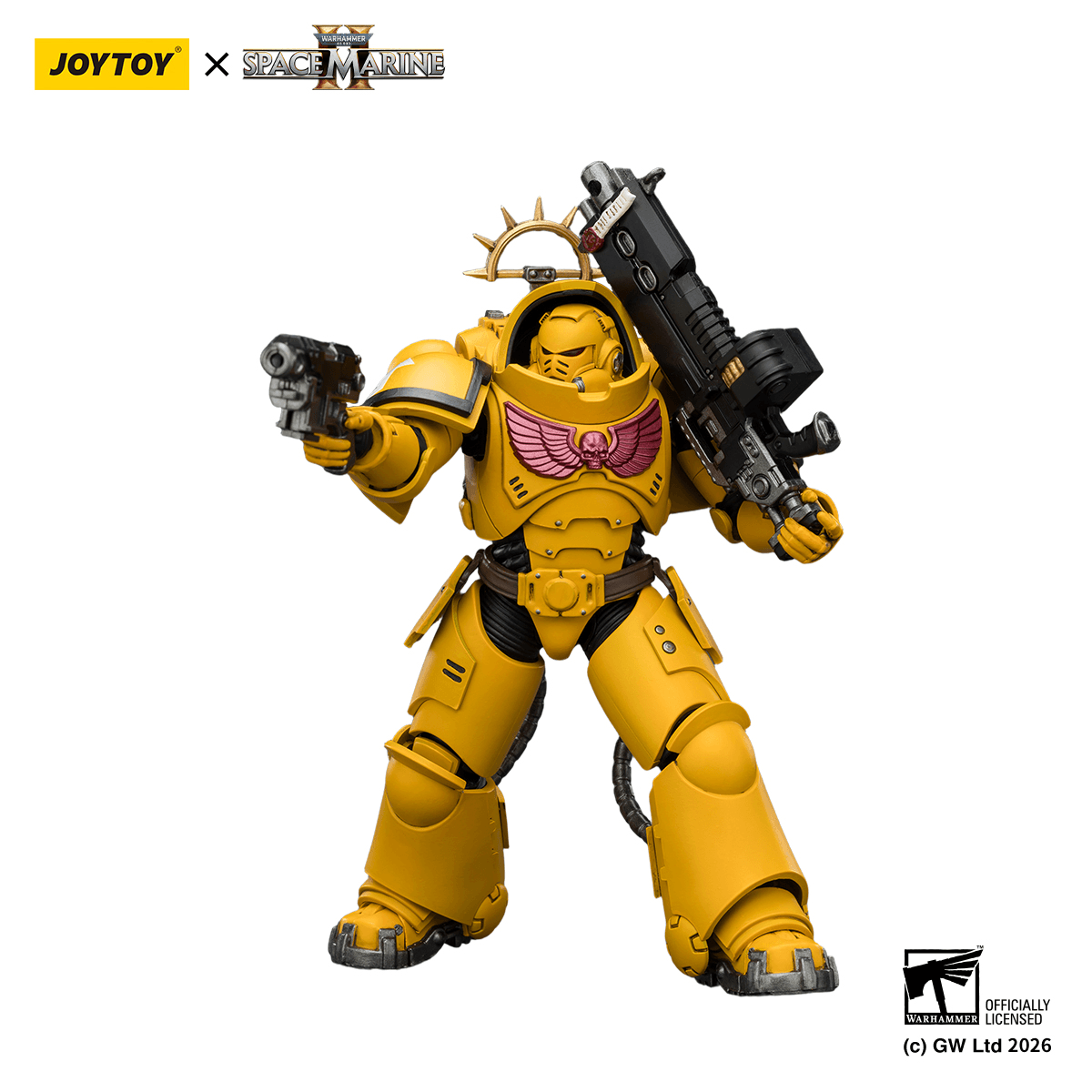 Game Edition Imperial Fists Heavy Intercessor with Heavy Bolt Rifle and Bolt Pistol | 6927054403653