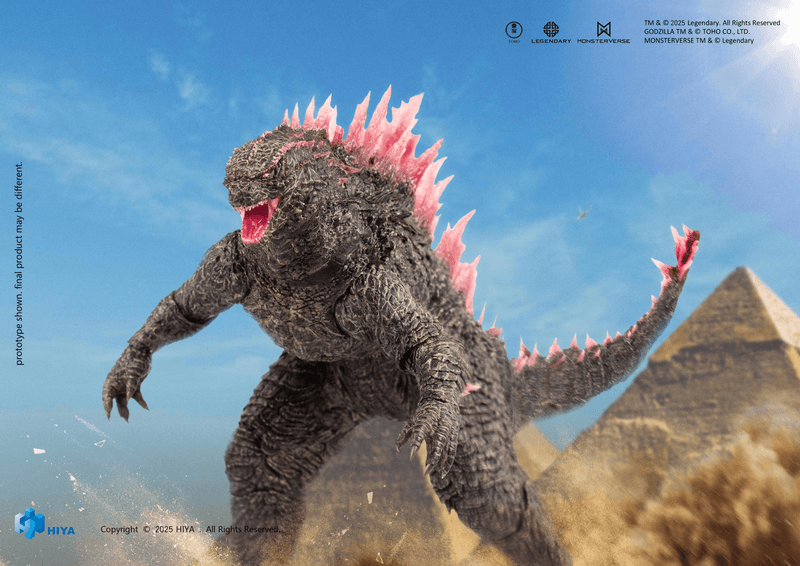 HIYA TOYS HIYA Exquisite Basic Series None Scale 6 Inch Godzilla x Kong The New Empire Godzilla Heat Ray Godzilla Evolved Ver. Action Figure | 6957534205309
