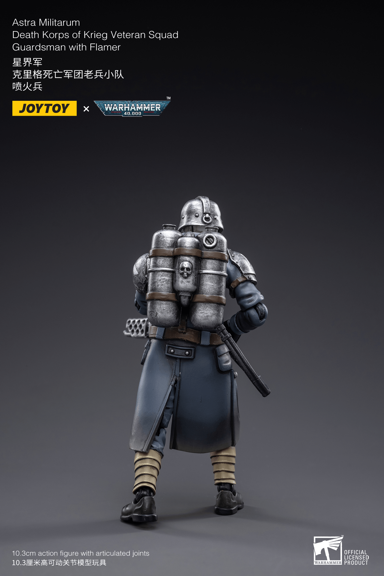 Astra Militarum Death Korps of Krieg Veteran Squad Guardsman with Flamer | 6973130372672