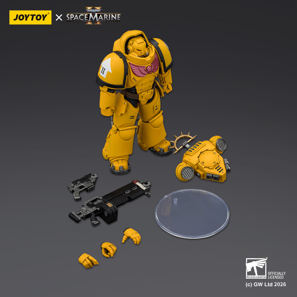 Game Edition Imperial Fists Heavy Intercessor with Heavy Bolt Rifle and Bolt Pistol | 6927054403653
