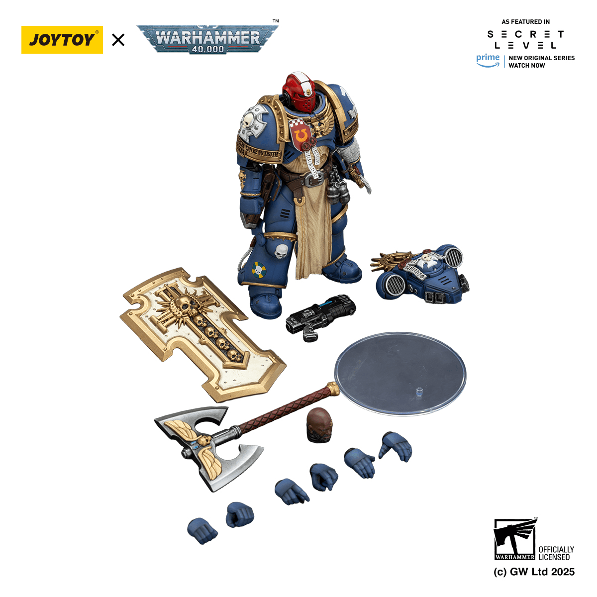 Ultramarines Metaurus with Power Axe, Stormshield and Plasma Pistol | 6927054402786