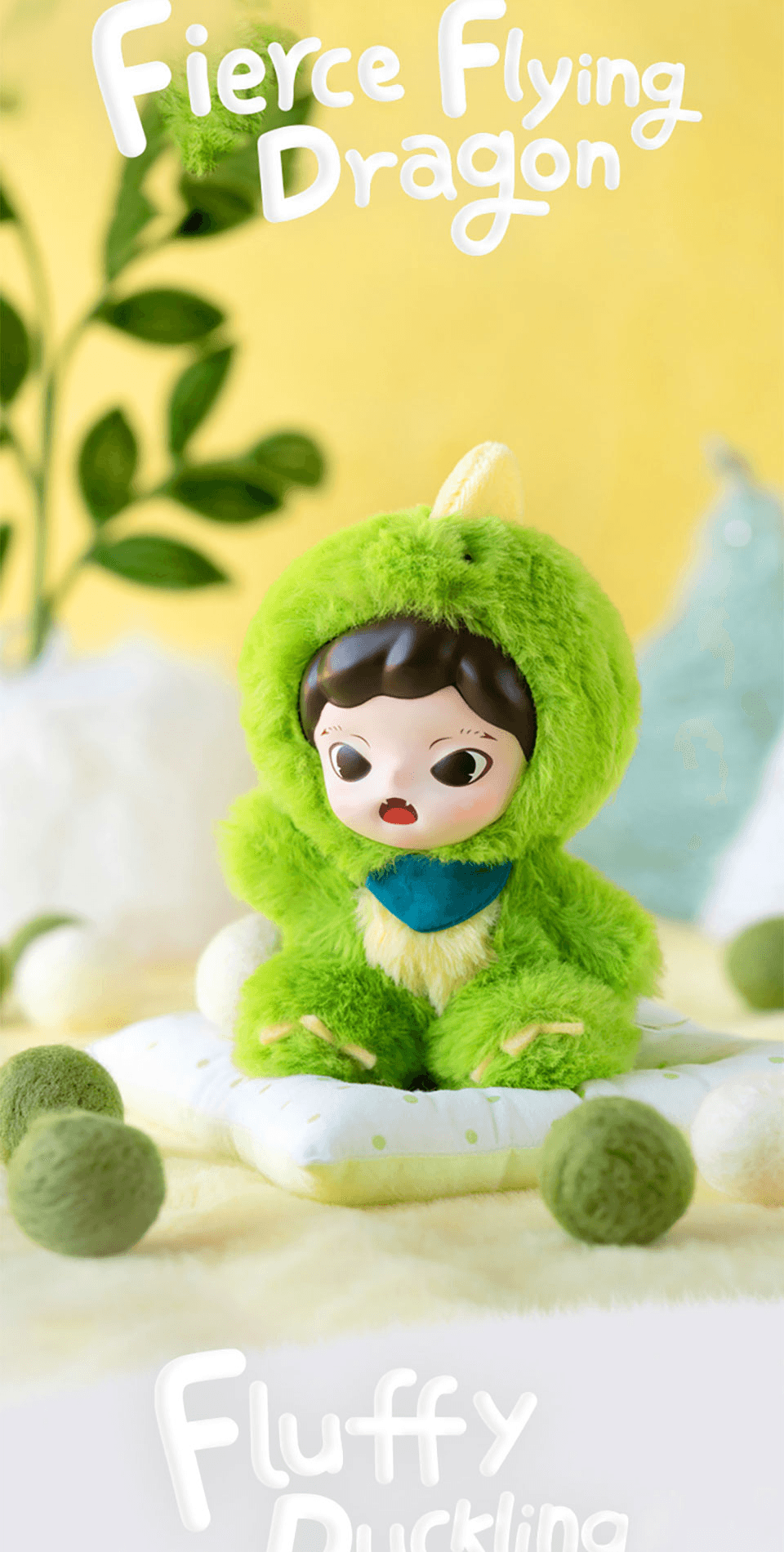 Zoraa Fluffy Cabin Series Viny Plush Doll (Box of 6)