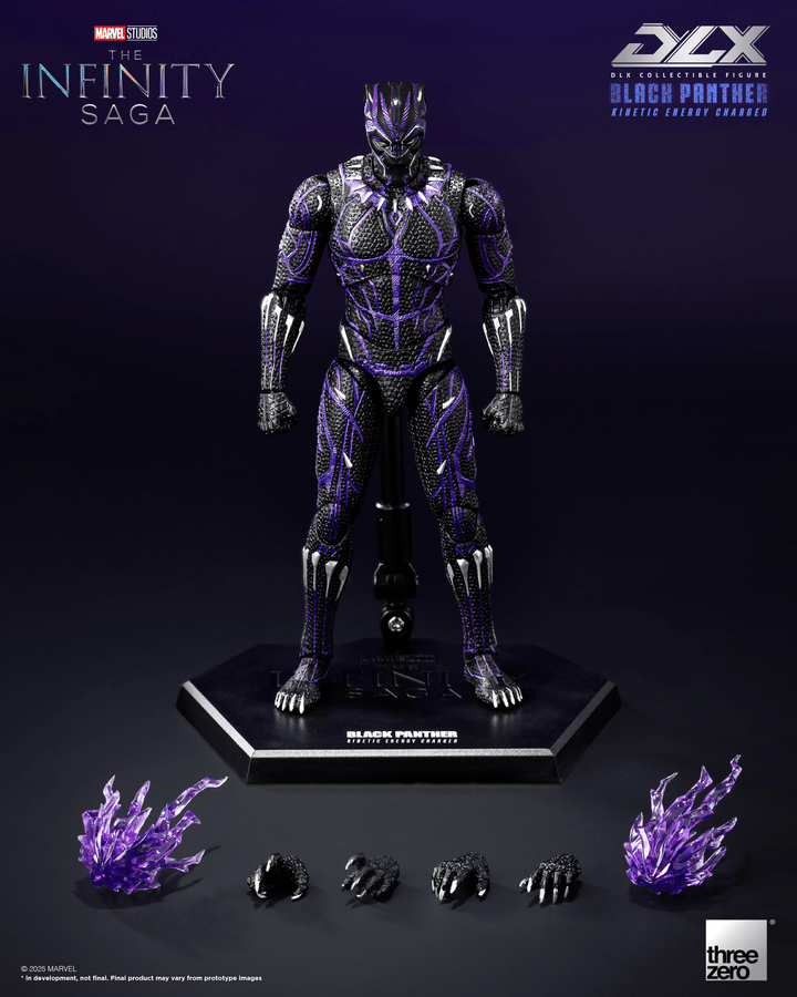 Marvel Studios: The Infinity Saga- DLX Black Panther (Kinetic Energy Charged) | 4895250819429