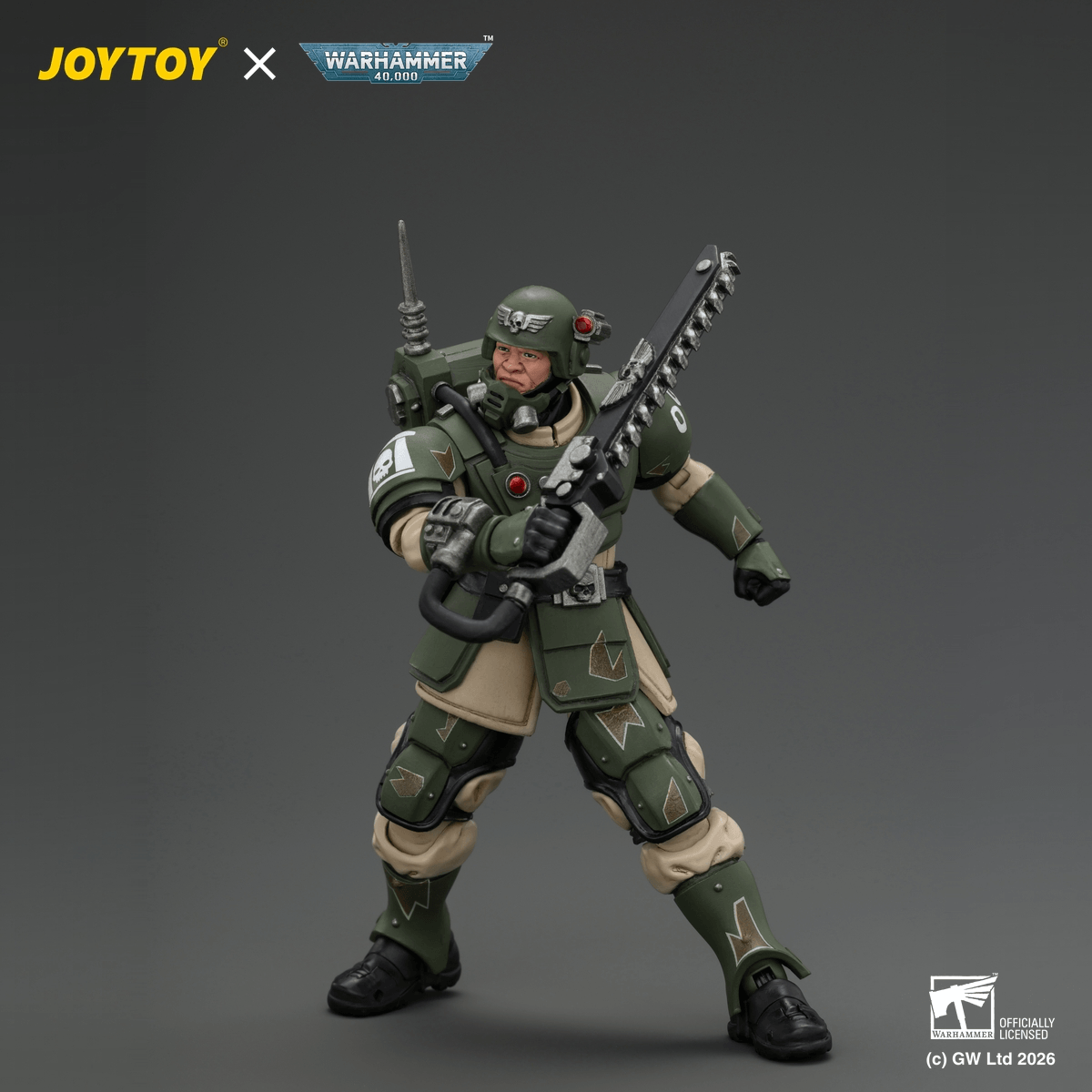 Astra Militarum Kasrkin 1 with Chainsword and Plasma Pistol
