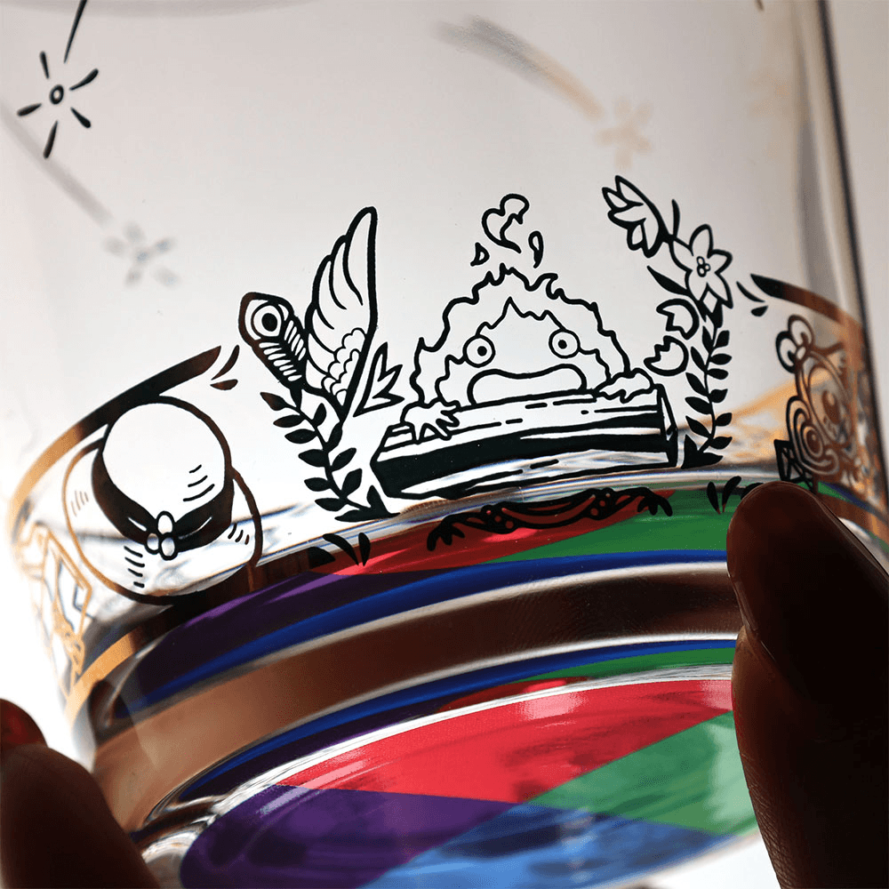 Overlapping Encounters - Magic Color Disk Designed Glass "Howl's Moving Castle" (Box/3) | 4990593522804