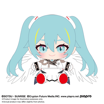 Hatsune Miku x Wing Gundam Zero EW "Gundam x Hatsune Miku" Bandai Namco Nui Plush | 4571617934973