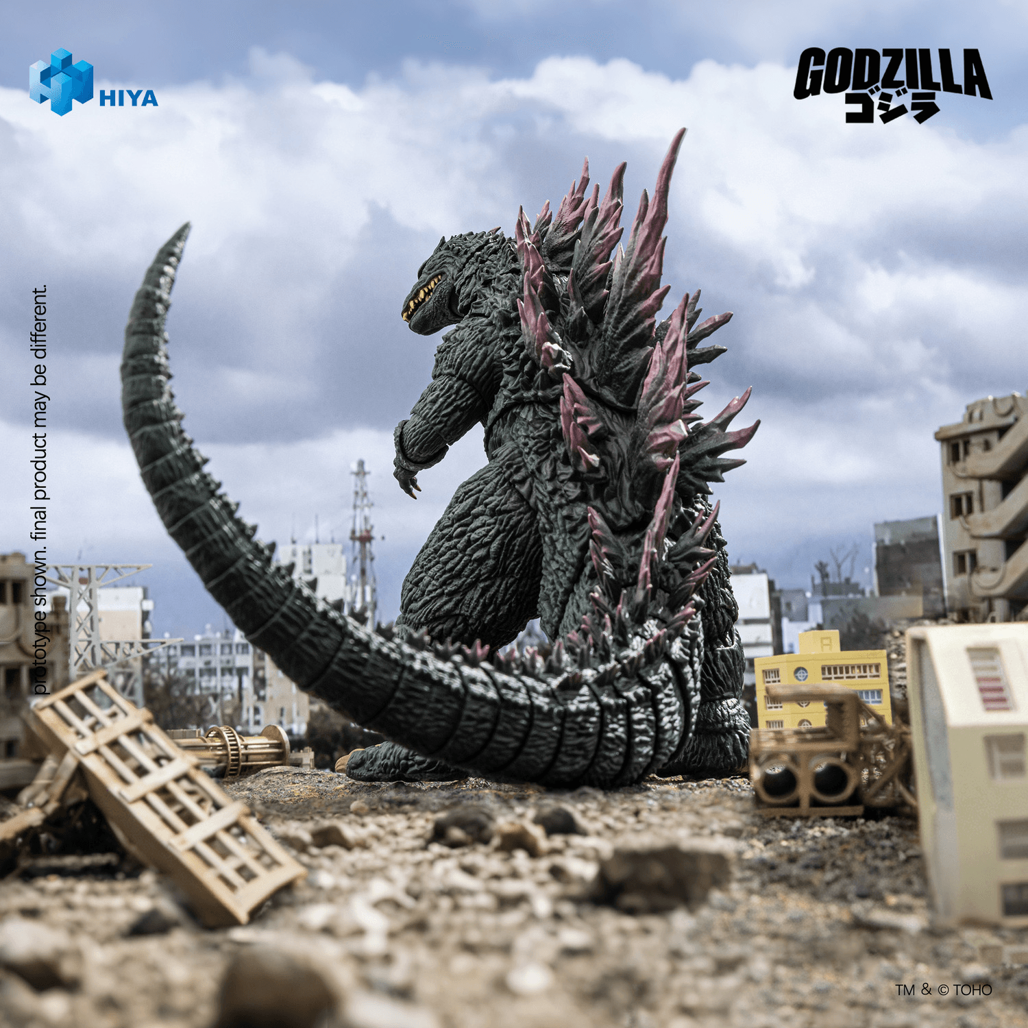 HIYA Exquisite Basic Series None Scale 7 Inch Godzilla vs. Megaguirus 2000 Godzilla Action Figure