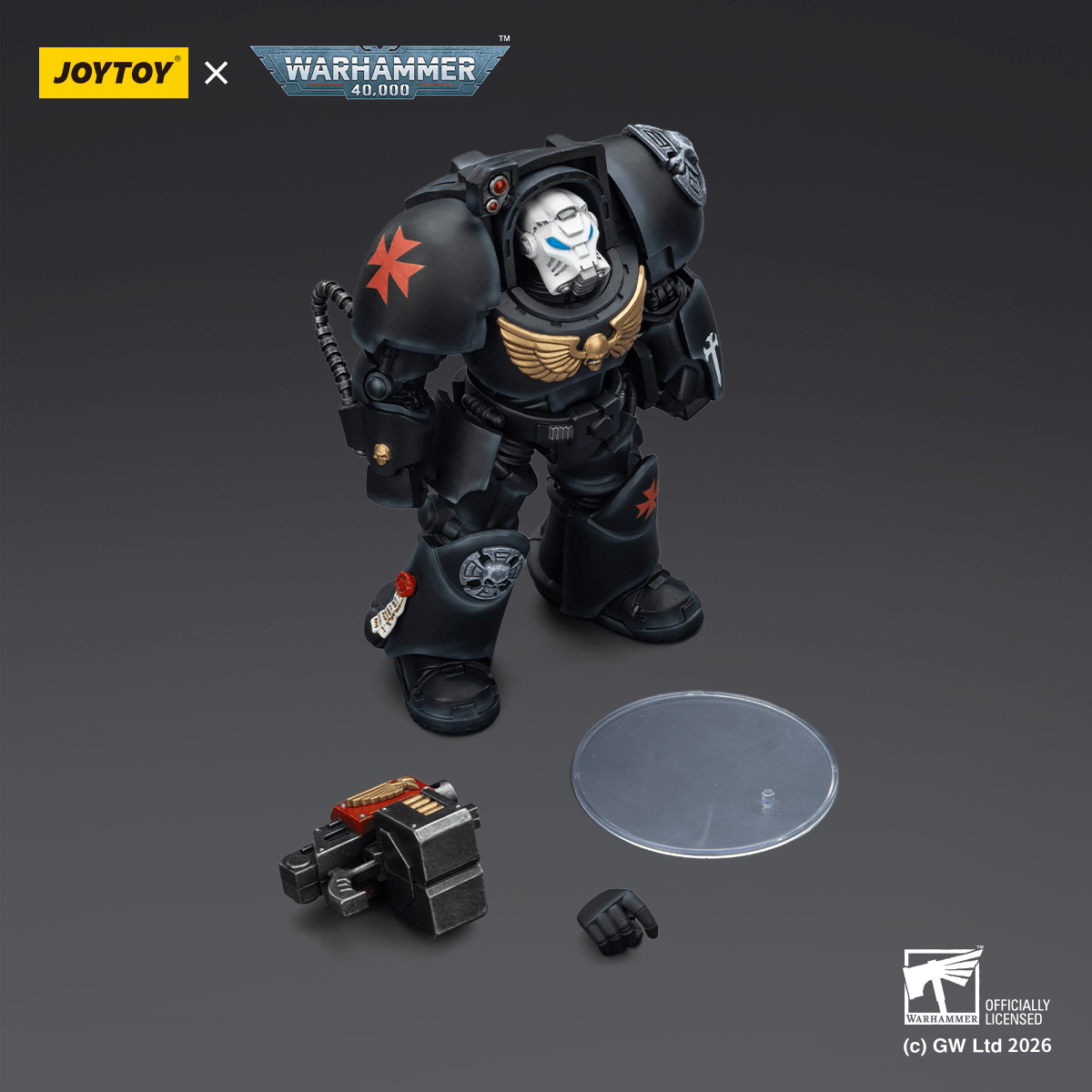 BlackTemplars Terminator 2 with Power Fist and Storm Bolter | 6927054403103