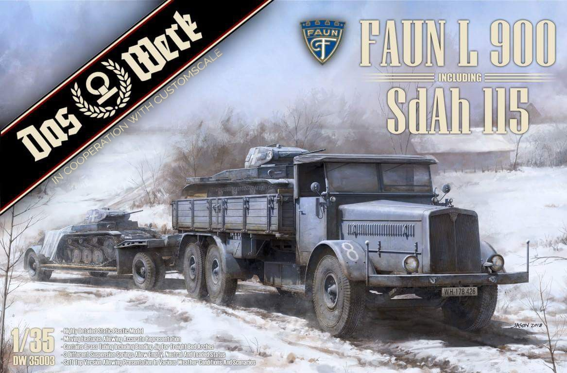 Das Werk 1/35 Faun L900 incl. Sd.Ah.115 | 4260191520978