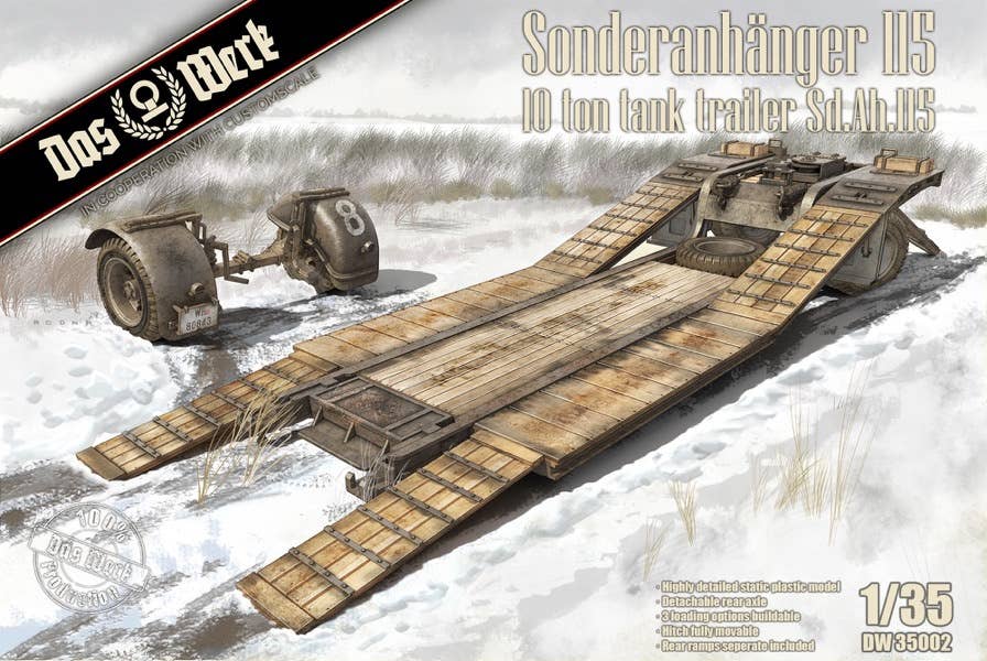 Das Werk 1/35 Sonderanhanger 115 - 10t Tank Trailer Sd.Ah.115 | 4260191520985