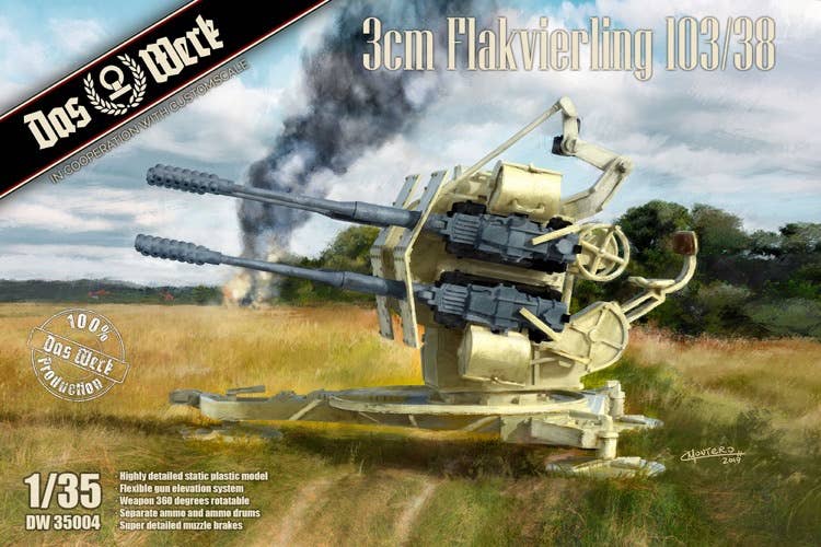 Das Werk 1/35 3cm Flakvierling 103/38 | 4260191520961