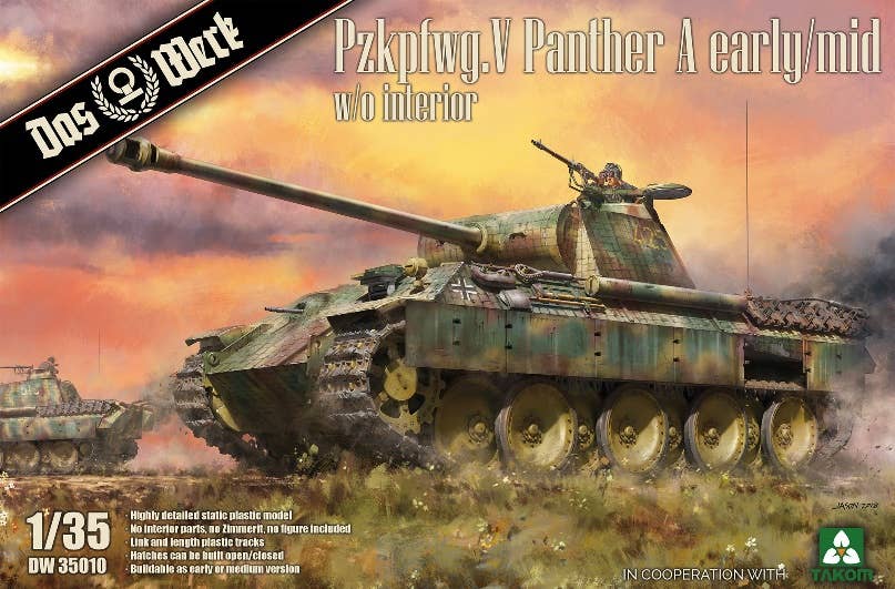 Das Werk 1/35 Panther Ausf.A early / mid Version | 4260191520909
